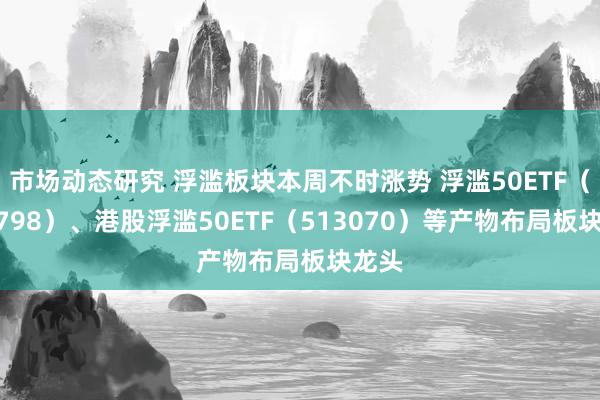 市场动态研究 浮滥板块本周不时涨势 浮滥50ETF（159798）、港股浮滥50ETF（513070）等产物布局板块龙头