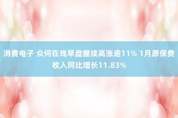 消费电子 众何在线早盘握续高涨逾11% 1月原保费收入同比增长11.83%