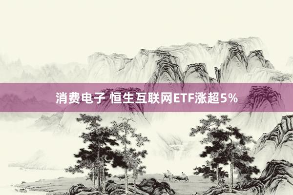 消费电子 恒生互联网ETF涨超5%