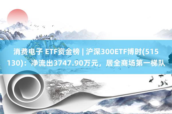 消费电子 ETF资金榜 | 沪深300ETF博时(515130)：净流出3747.90万元，居全商场第一梯队